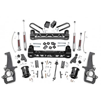 Rough Country 6" Lift Kit w-Shocks 06-08 Dodge Ram 1500 2wd - Click Image to Close